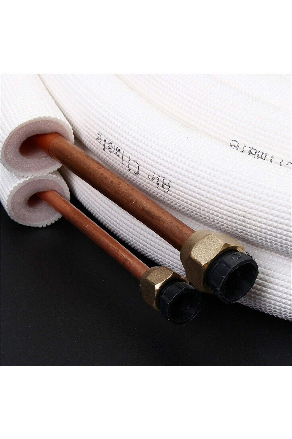 1/2 '' 1/4 '' İzoleli Boru Klima Boru seti 7 metre